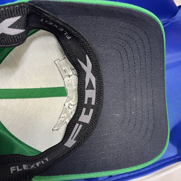 Fox Racing Men's Legacy Flexfit Hat, Kelly Green, XS/S Excellent Condition - Picture 9 of 10